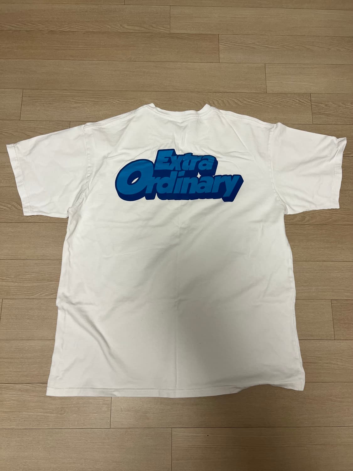 Extra Ordinary 화이트 티셔츠 XL 상품이미지2