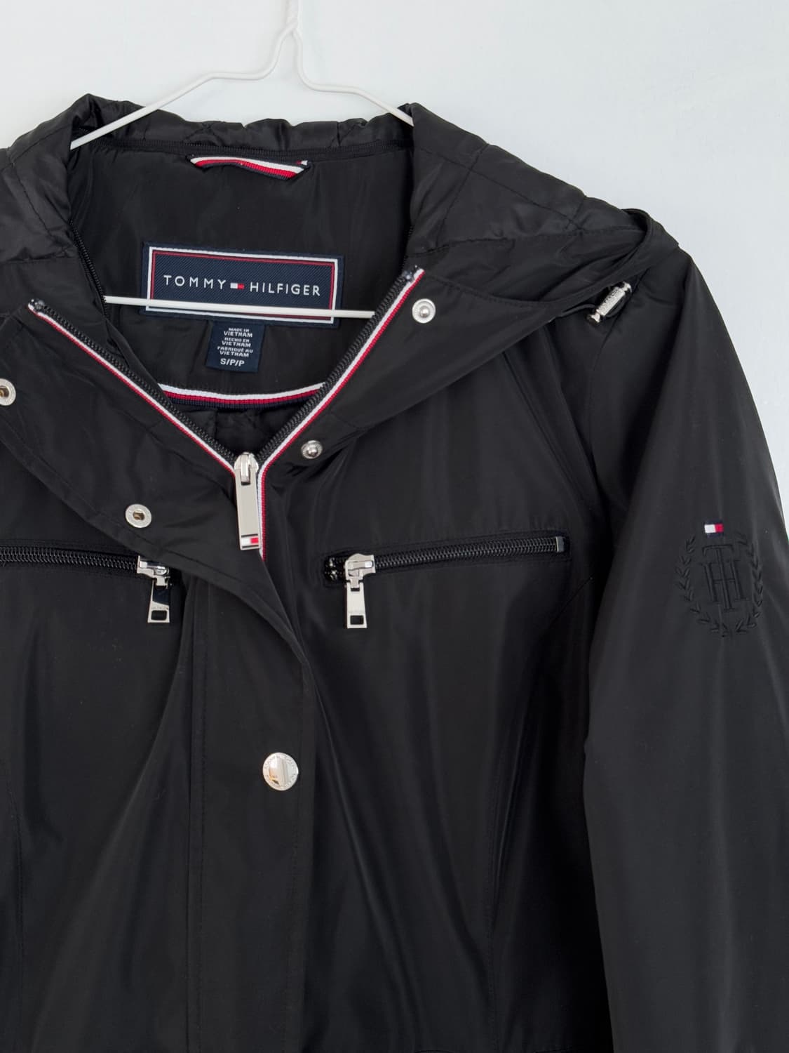 타미힐피거 여성 바람막이 S 블랙 상품이미지1