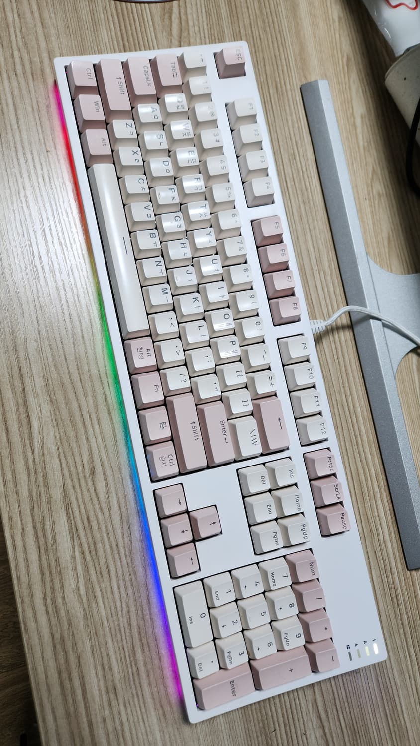 #앱코 게이밍 기어 브랜드 콕스 COX CK104  이중사출 키보드 급처 상품이미지8