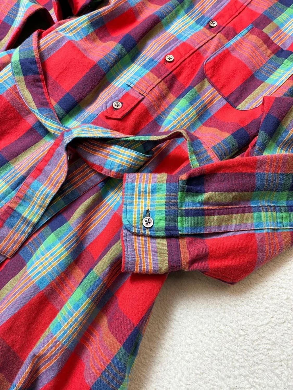 엔지니어드가먼츠 우먼스 플란넬 체크 원피스 PN6527    상품이미지3