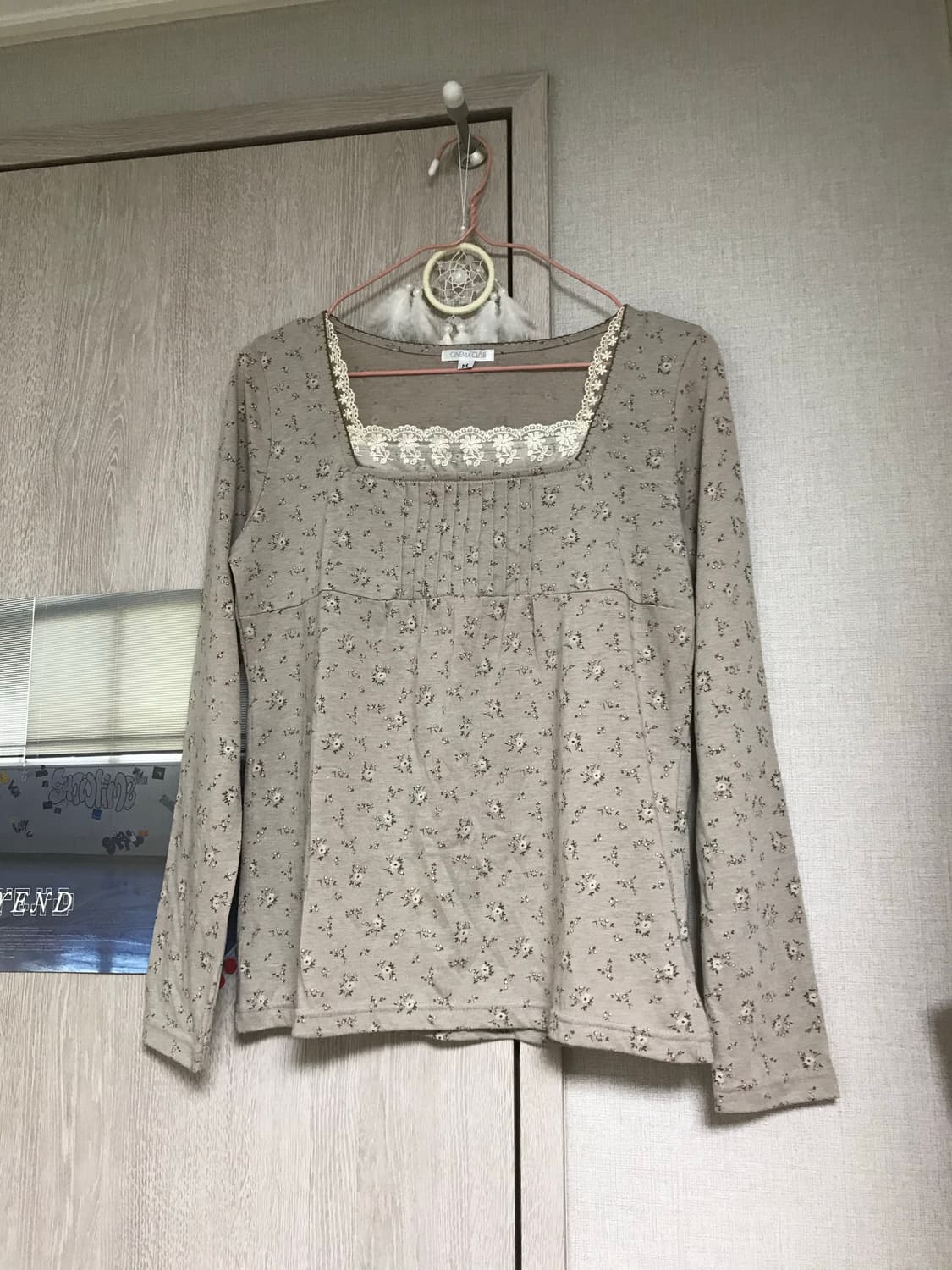 카라하나 빈티지 CINEMA CLUB 모리걸 잔꽃 롱슬리브 이너 티셔츠 상품이미지2