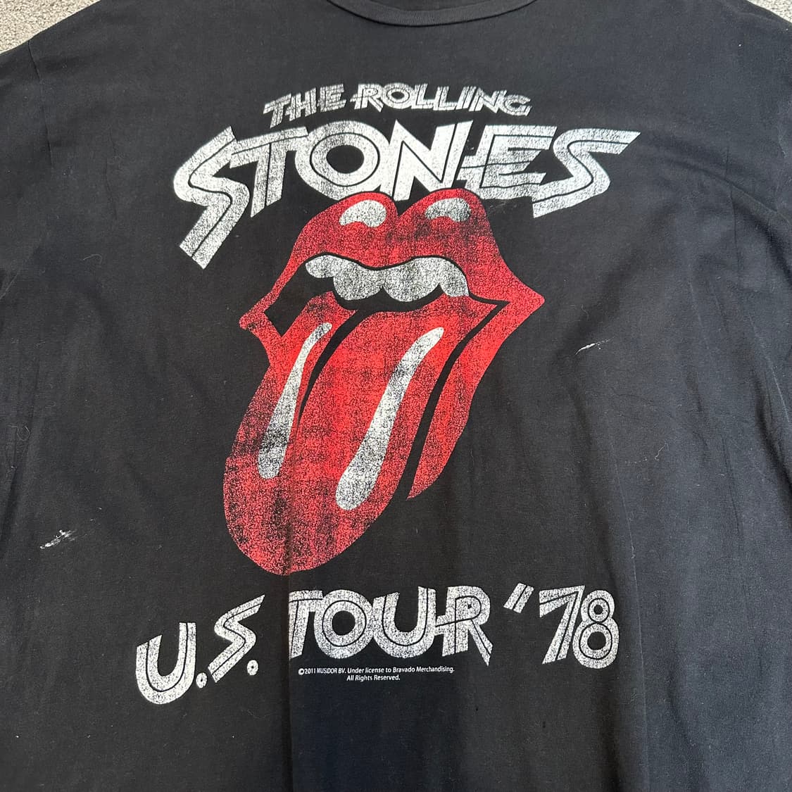롤링스톤 2011년 공식 머천다이즈 반팔티XL 상품이미지3