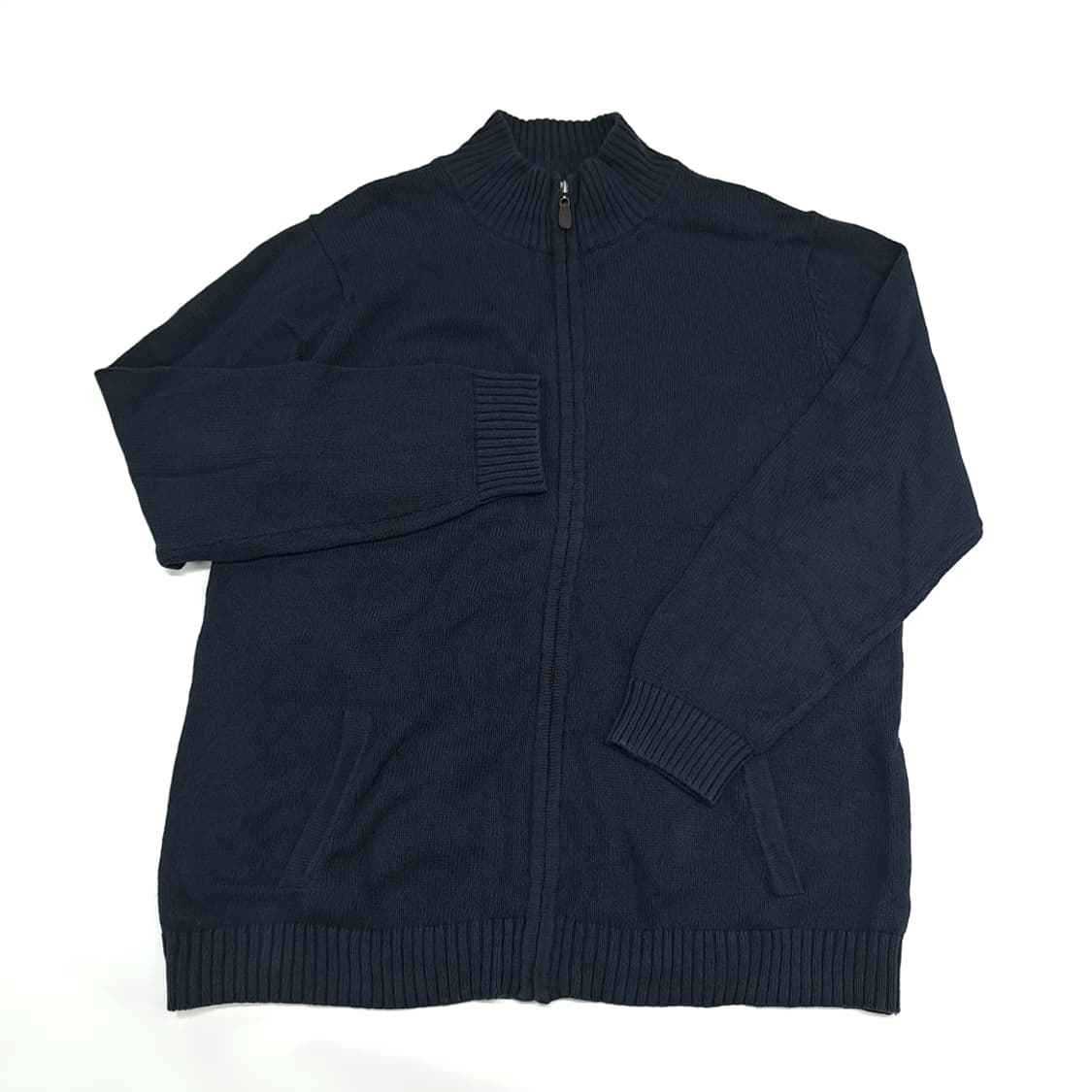 CN457 엘엘빈 2XLT 엘엘빈 다크네이비 집업 긴팔 니트 스웨터 상품이미지2