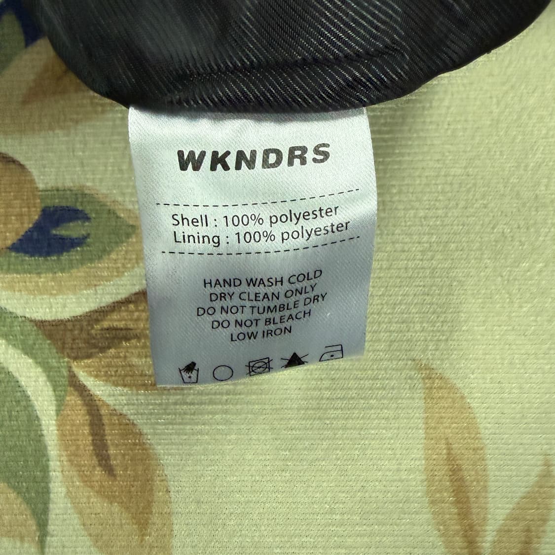 (XL)위켄더스 WKNDRS 새틴 베이스볼 자켓(블랙,검흰) 상품이미지3