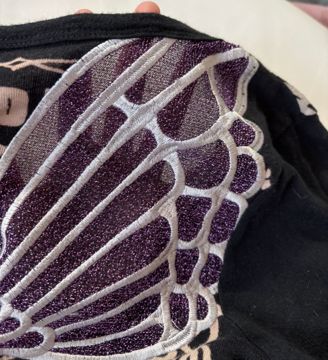 펑크 나비 롱슬리브 티셔츠 상품이미지3