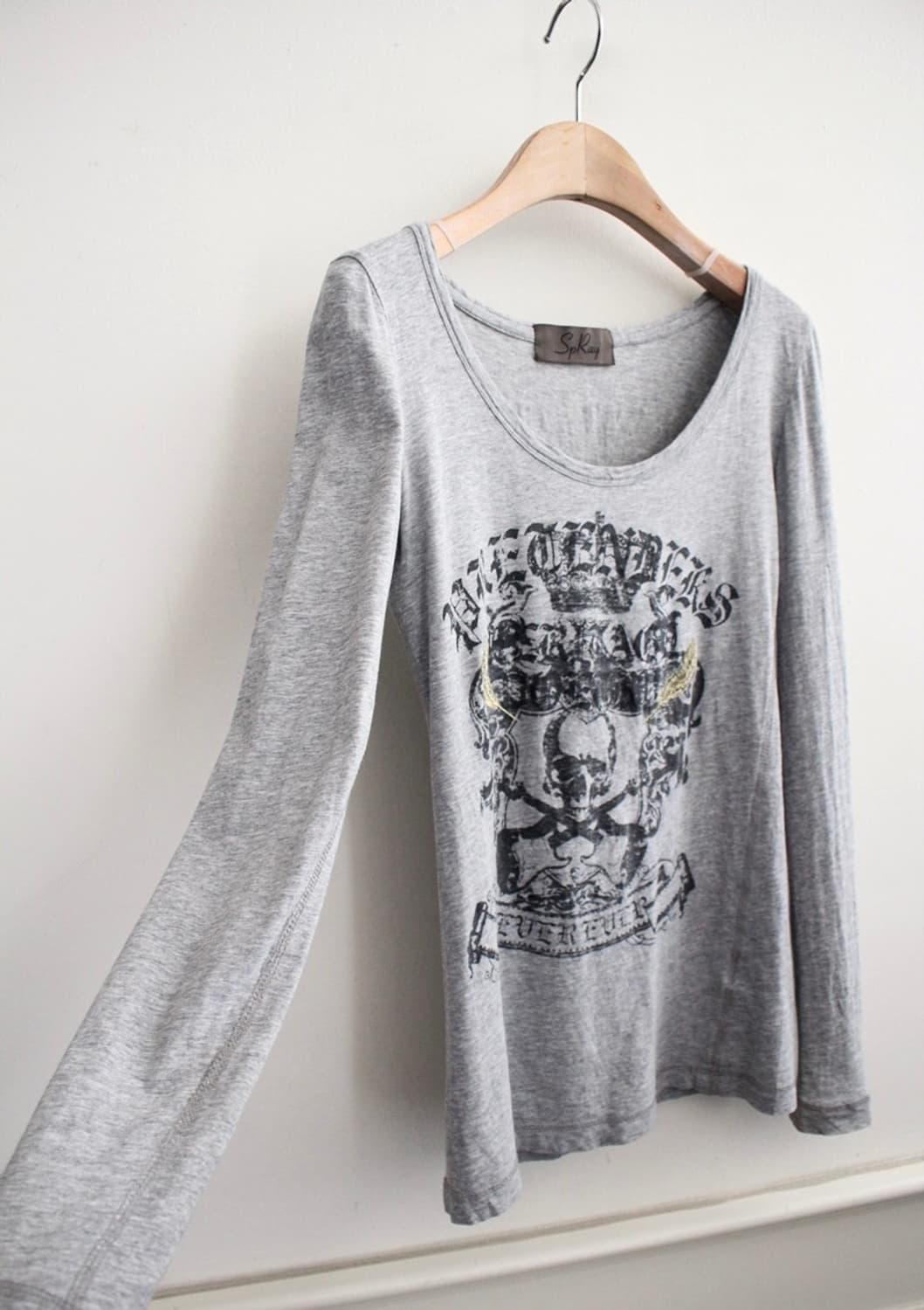 펑크 해골 롱 슬리브 갸루 punk y2k 상품이미지5
