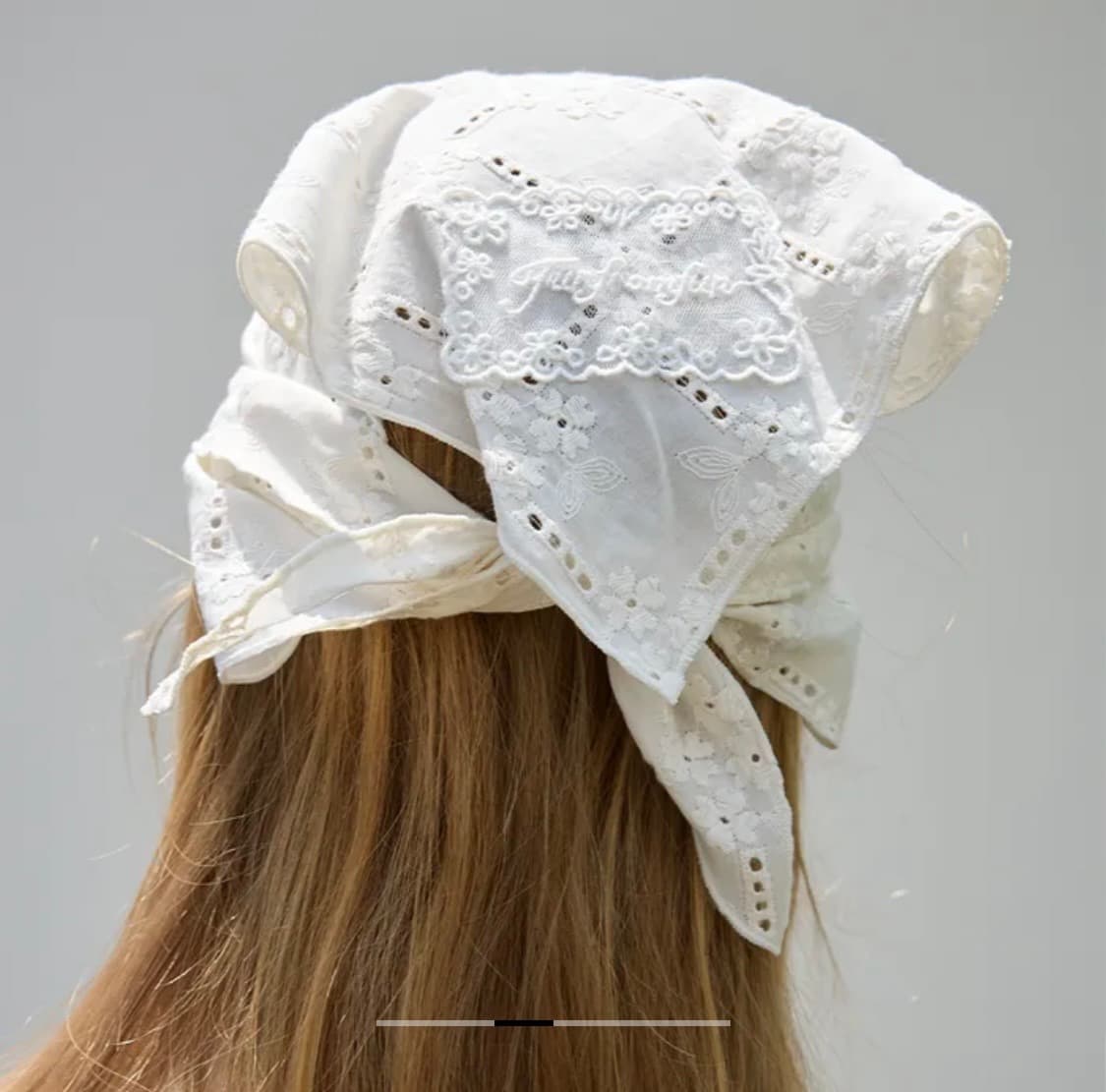 펀프롬펀 Embroidered Lace Scarf 상품이미지4