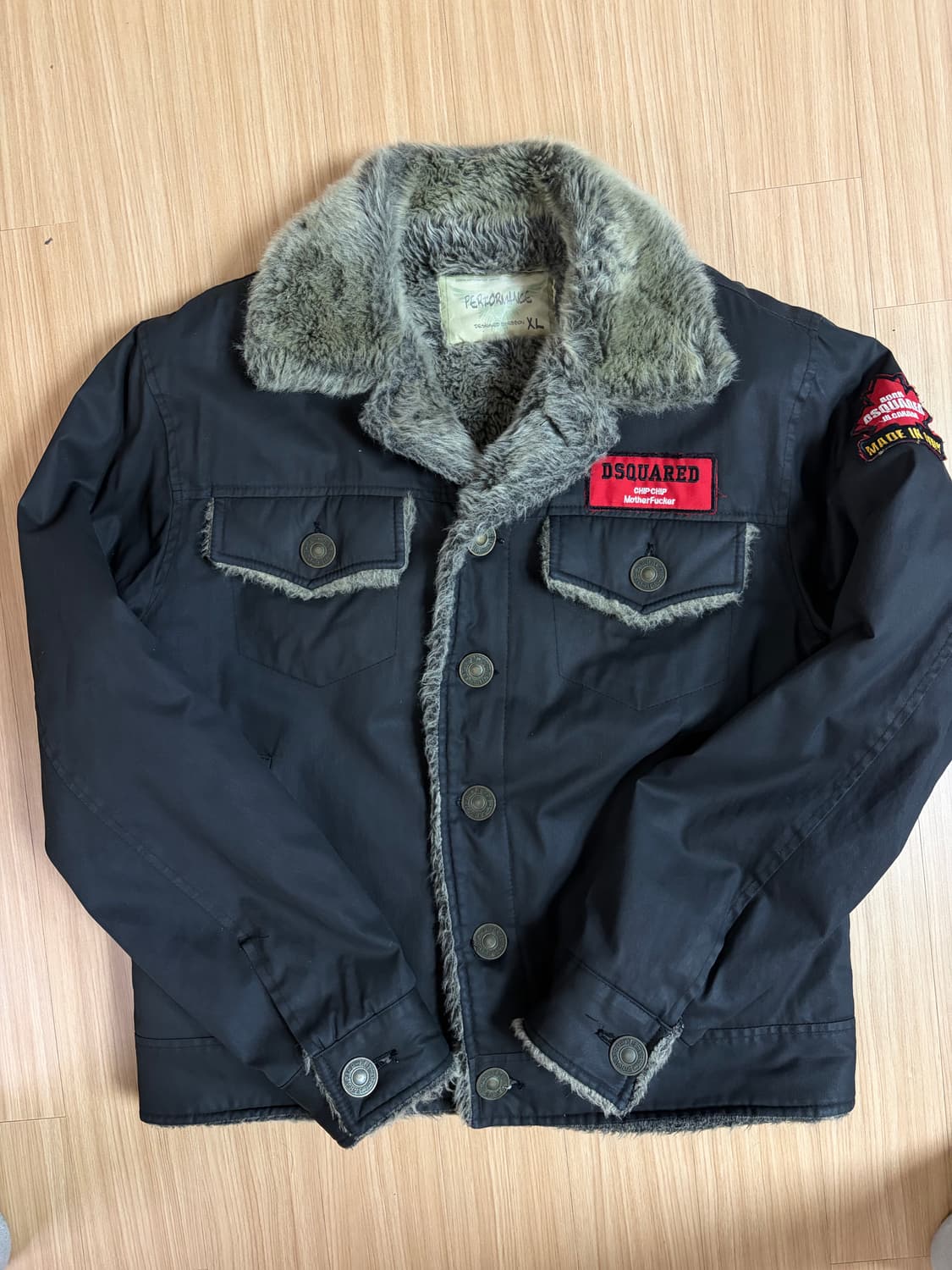 디스퀘어드 시어링 무스탕 자켓 상품이미지1