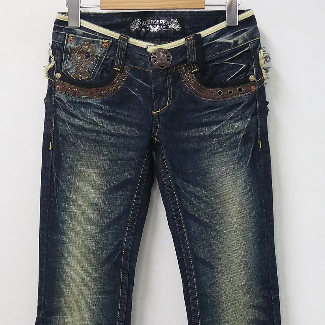 RED PEPPER 포켓 자수 데님 팬츠 67494 상품이미지3