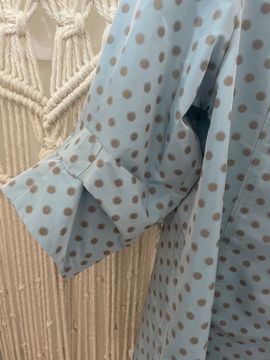 소라 도트 집업 퍼프소매 자켓 상품이미지4