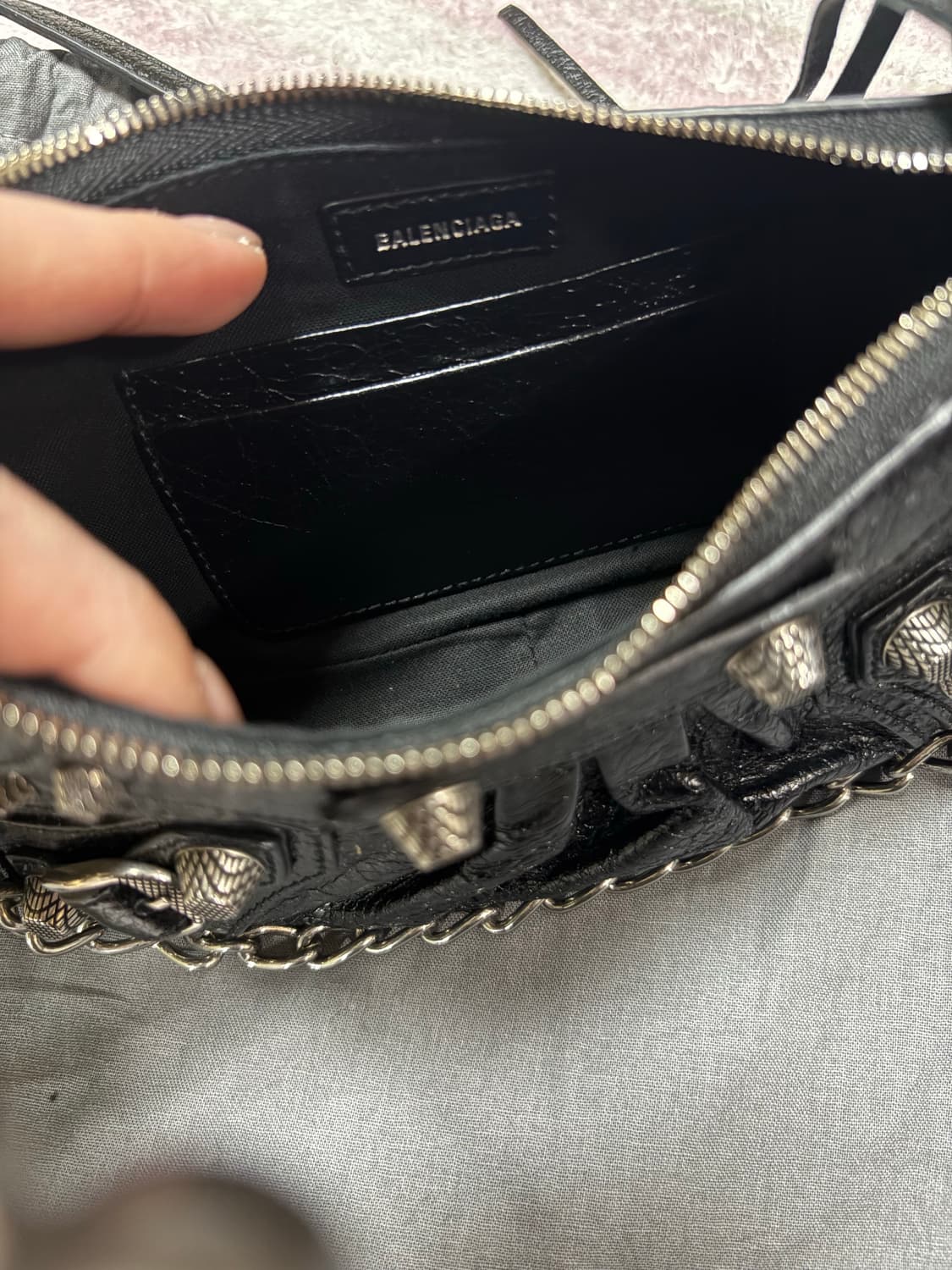 발렌시아가 르카골 미니 체인백 블랙 (이번주만 이가격 판매) 상품이미지9