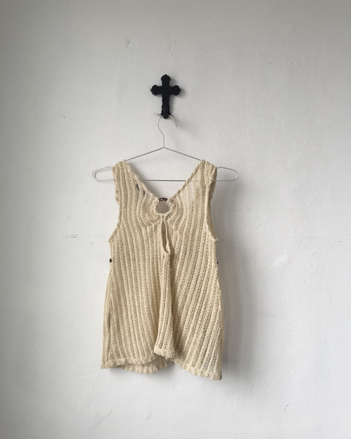 Feather point crochet sleeveless 상품이미지3