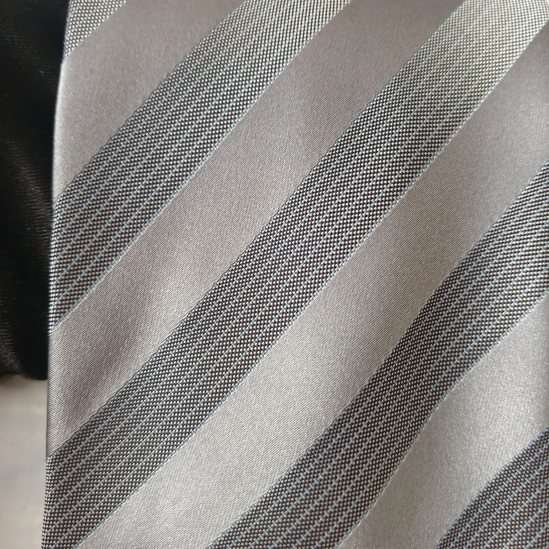 아르마니 꼴레지오니 실크 스트라이프 넥타이 9.5cm A등급 A19674 상품이미지5