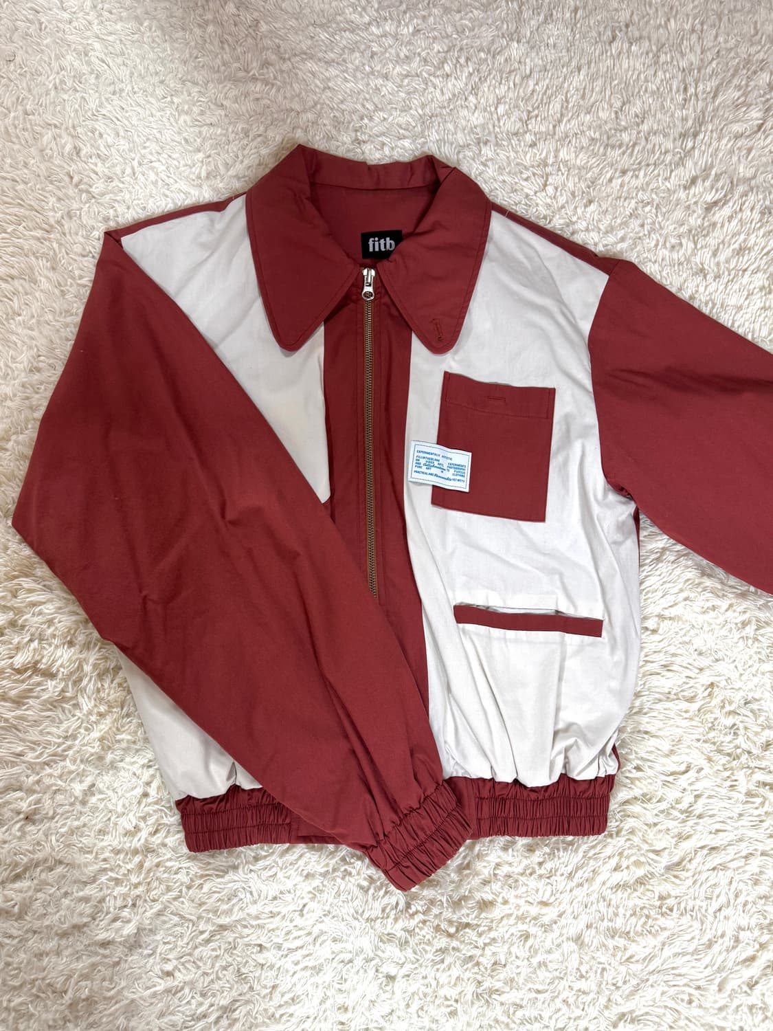 [F] 필인더블랭크 I.O 봄버 자켓 브릭 상품이미지2