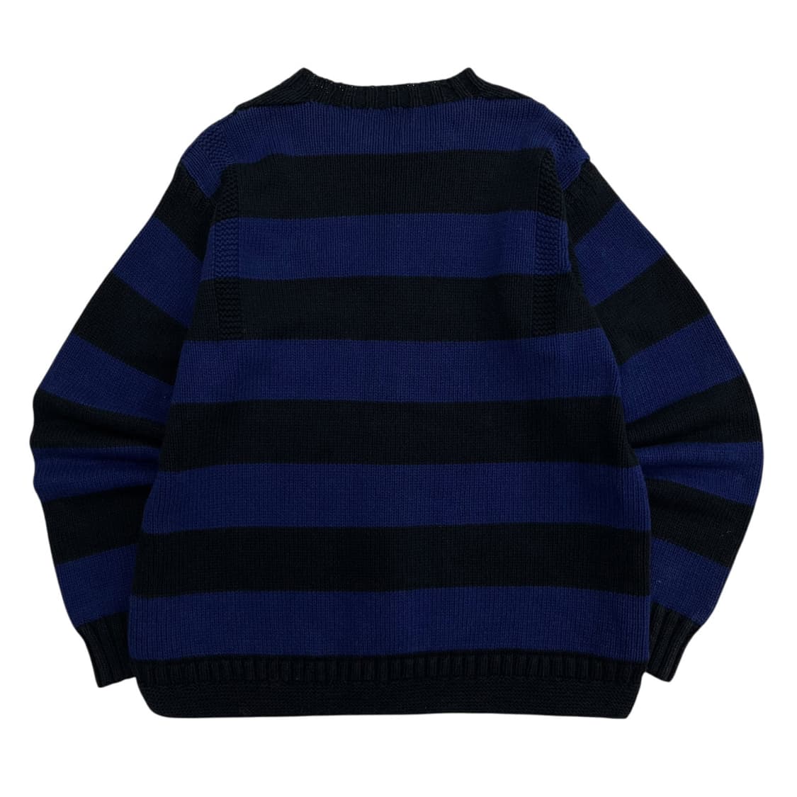 폴로 랄프로렌 네이비 단가라 네이비 니트 M 상품이미지3