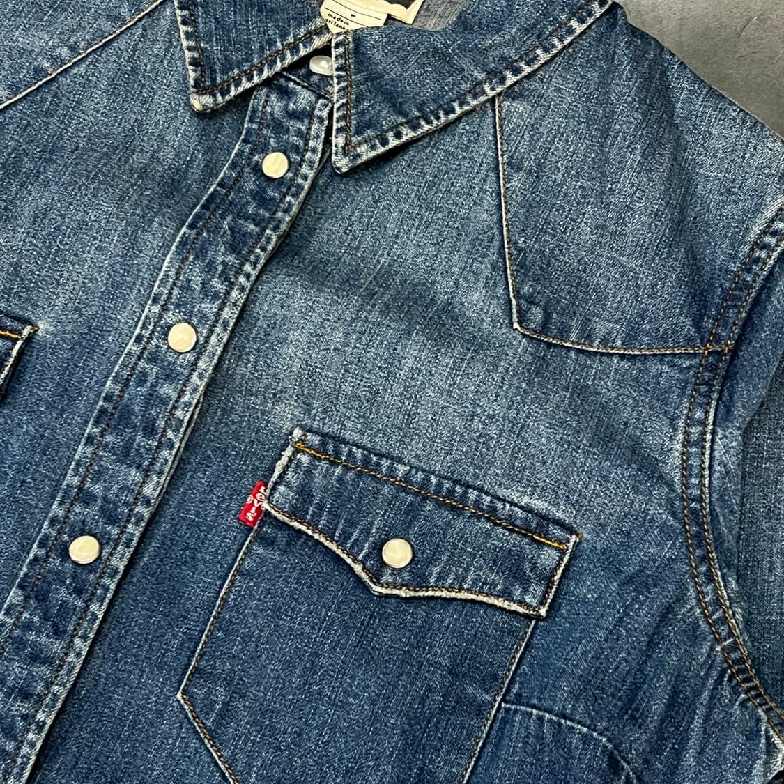 리바이스 웨스턴 데님 셔츠 y15765 상품이미지4