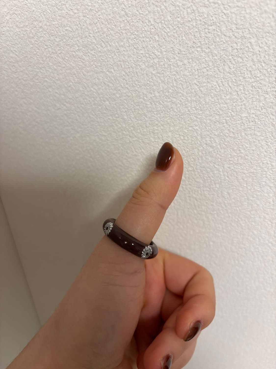 Nff 반지 브라운 24-25호 aureole ring-brown 상품이미지1