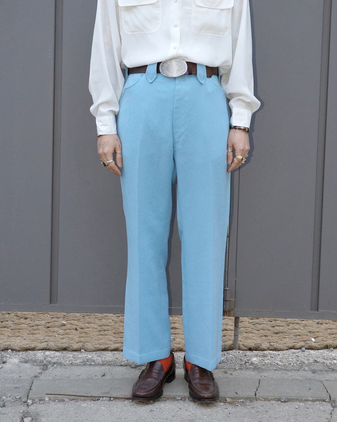 60s Ranch 웨스턴웨어 플레어 슬랙스 상품이미지8