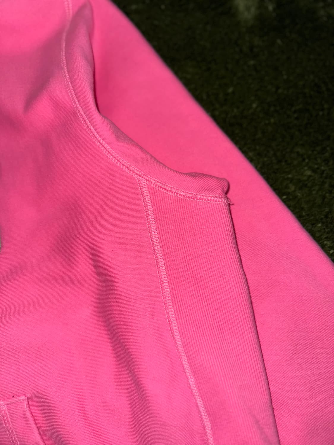 [L] Awake NY 어웨이크 뉴욕 아플리케 로고 후디 핑크 상품이미지4