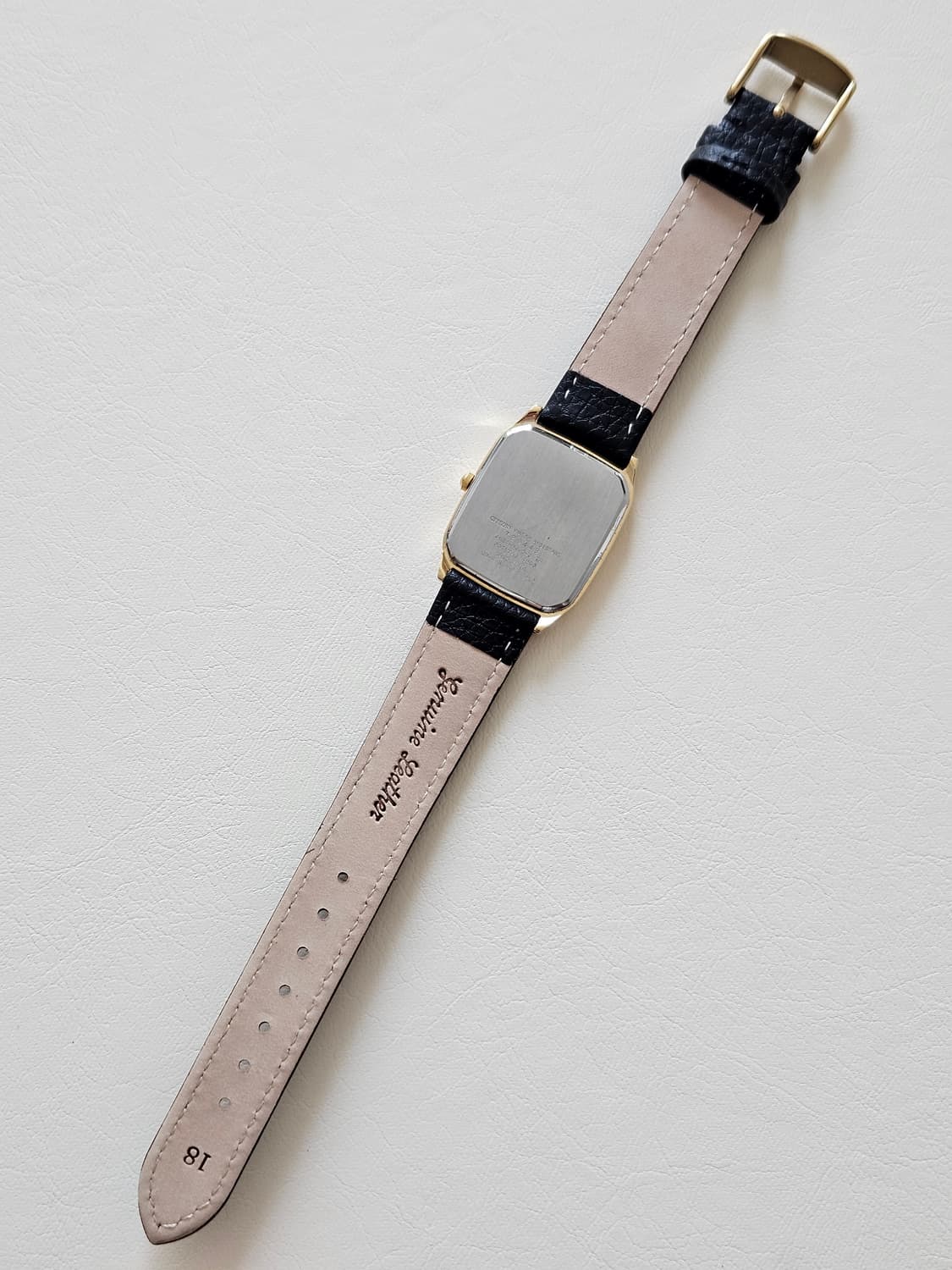 빈티지 시티즌 포르마 금장 가죽 시계 상품이미지6