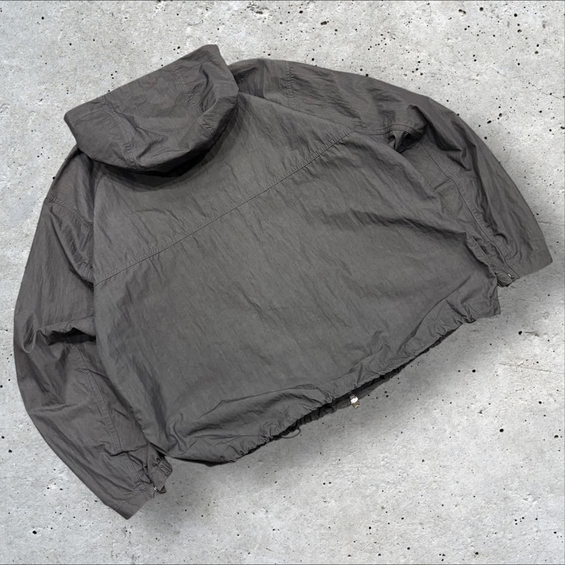 [M] 에스피오나지 후드 포켓 바람막이 점퍼 그레이 B995 상품이미지2