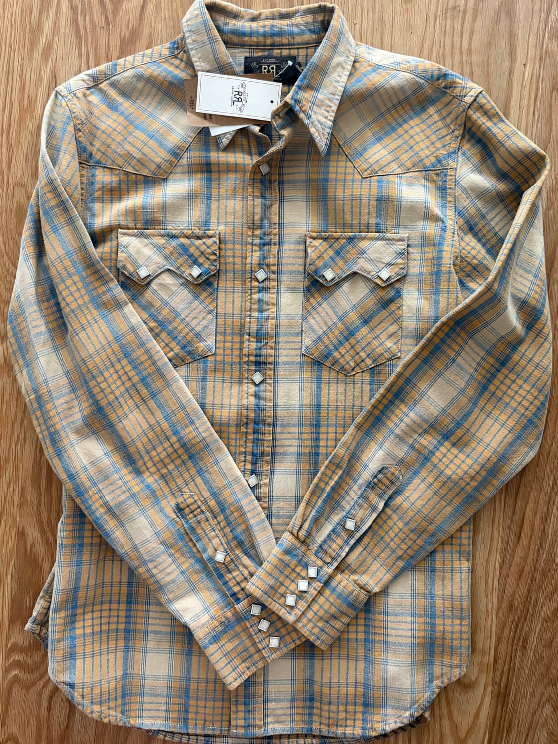 더블알엘 플래드웨스턴셔츠 L 새상품 상품이미지2