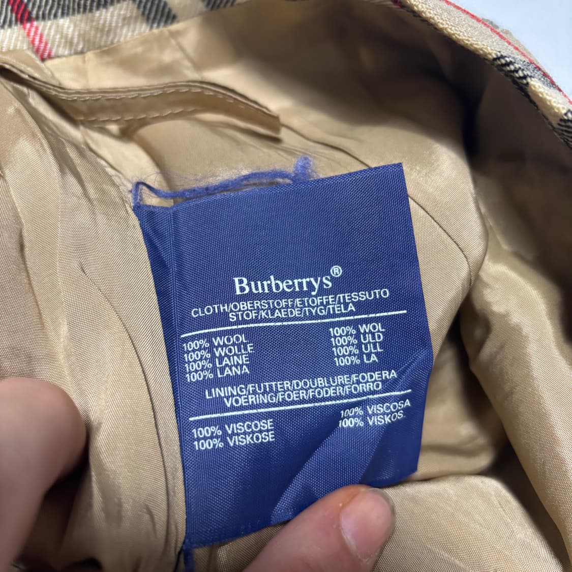 버버리 노바체크 울 미디 스커트 0406  가격 = 9  🫶🏻🫶🏻 상품이미지5