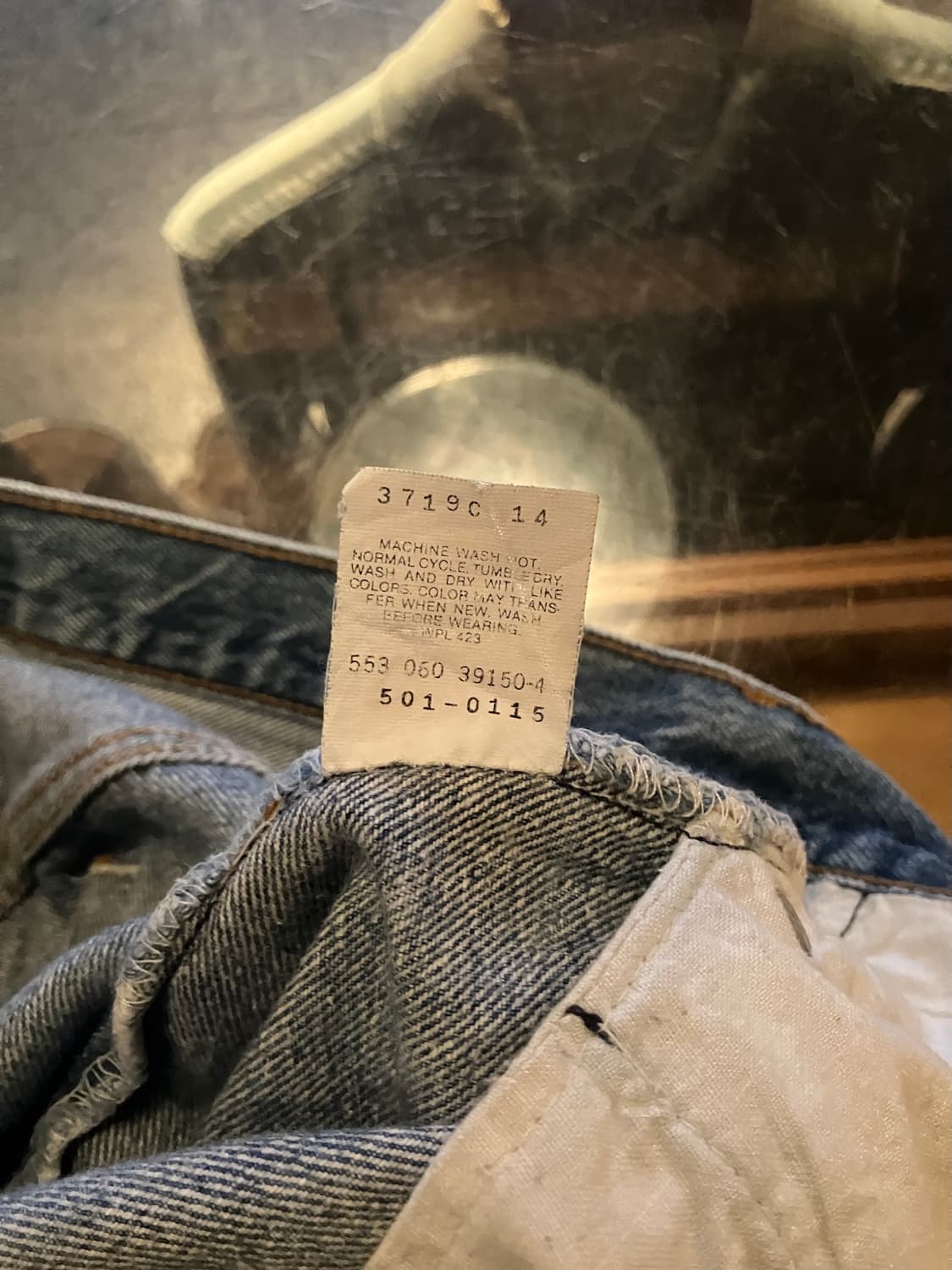 90s USA Levis 501 Denim Pants 상품이미지10