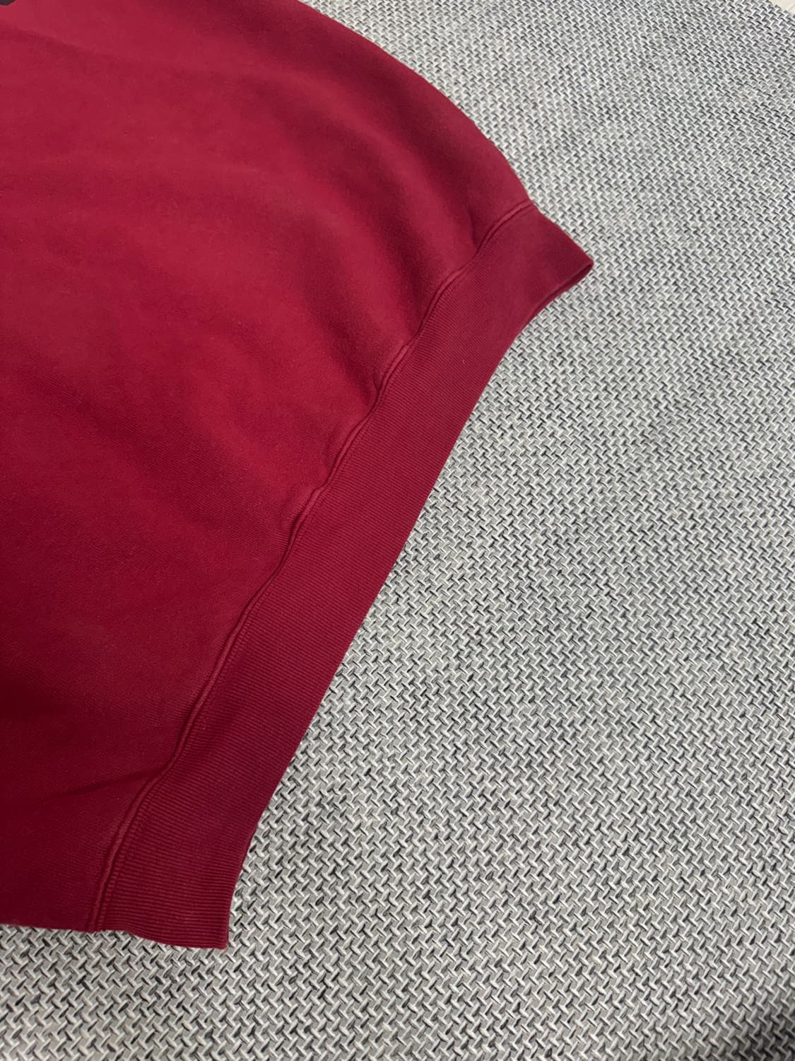 발렌시아가 백로고 후드티 레드  상품이미지3