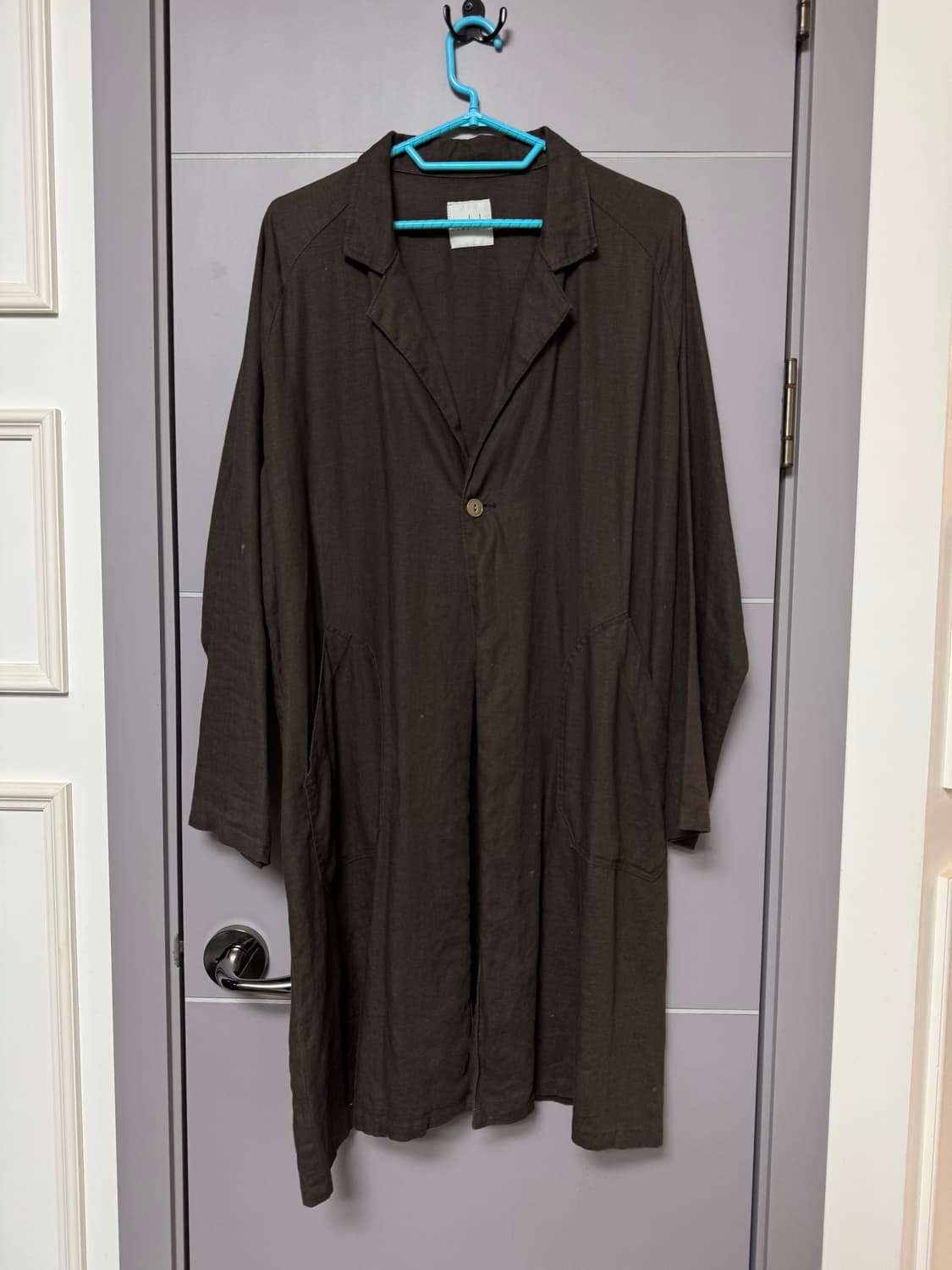 일본 napron 린넨 코트 상품이미지1