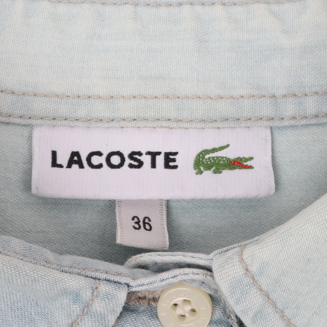 라코스테 포켓 데님 셔츠 상품이미지8