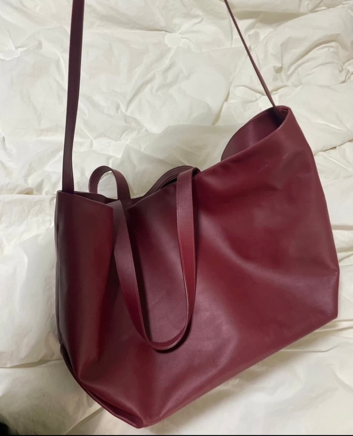 오르(OOR) 글라트 패들백 버건디 / 상태좋음 / 빅백 상품이미지2