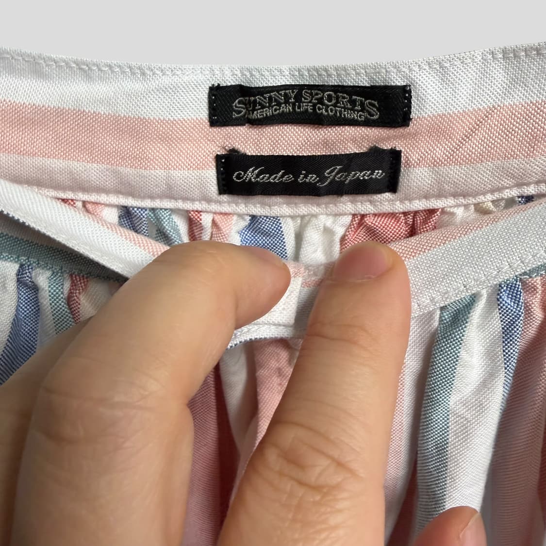 (OS)SUNNY SPORTS 써니 스포츠 멀티 스트라이프 스커트 상품이미지2