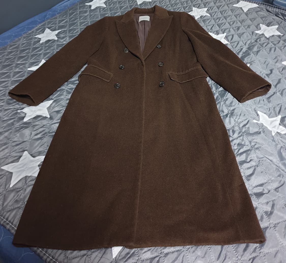 쉬즈미스 울 혼방 롱코트 모카 (55사이즈) 상품이미지1