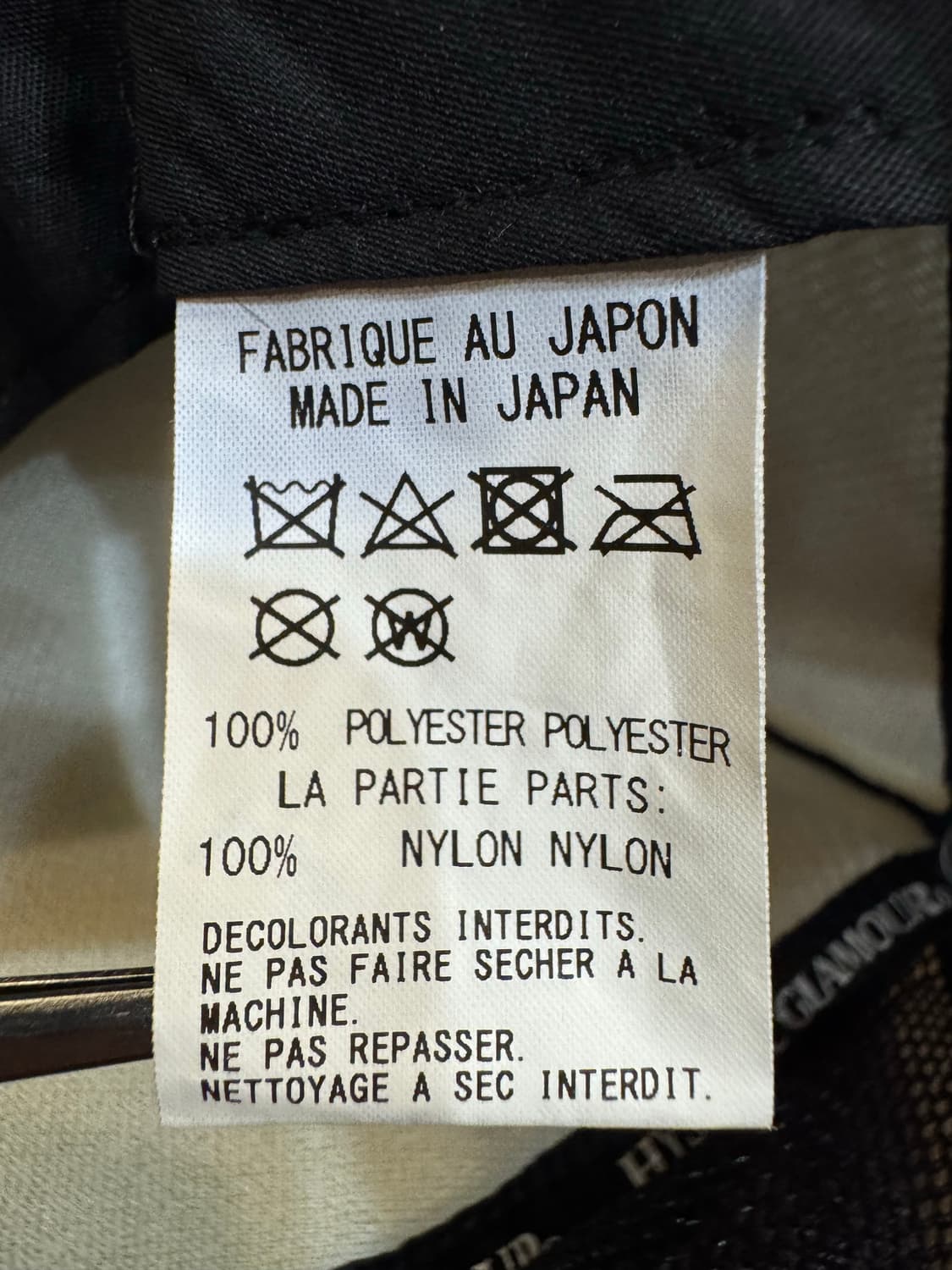 [OS] 히스테릭글래머 x 요지야마모토 see no evil 메쉬캡 상품이미지9