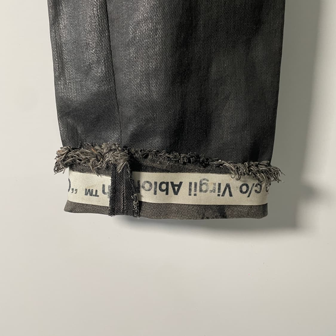 오프화이트 디스트 블랙 코팅진 (onp.72)   상품이미지6