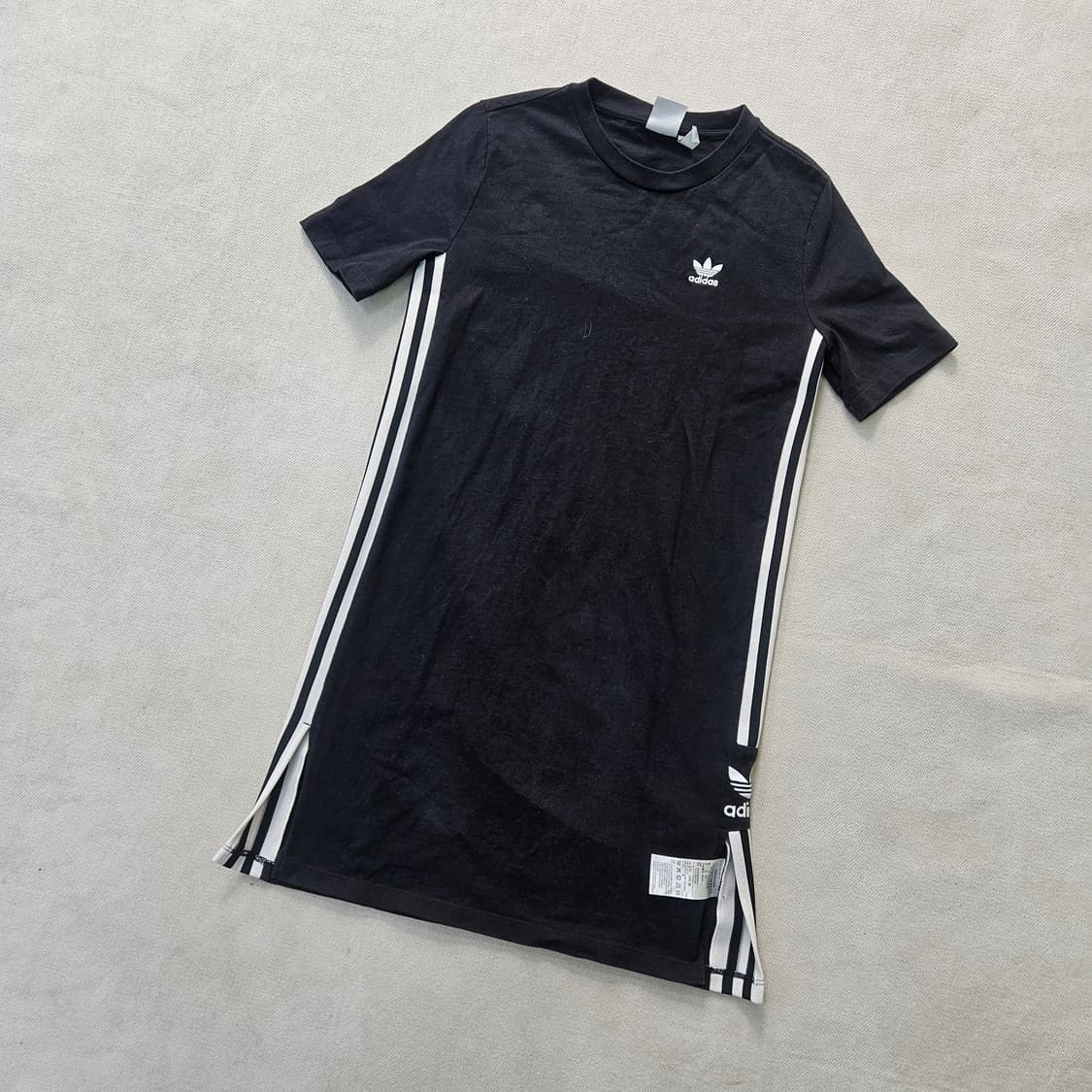 XS 아디다스 여성 삼선 반팔 원피스 0408Y 상품이미지1