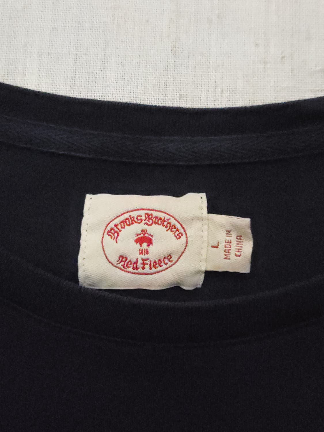 브룩스브라더스 포켓 반팔 티셔츠 네이비 L 상품이미지3