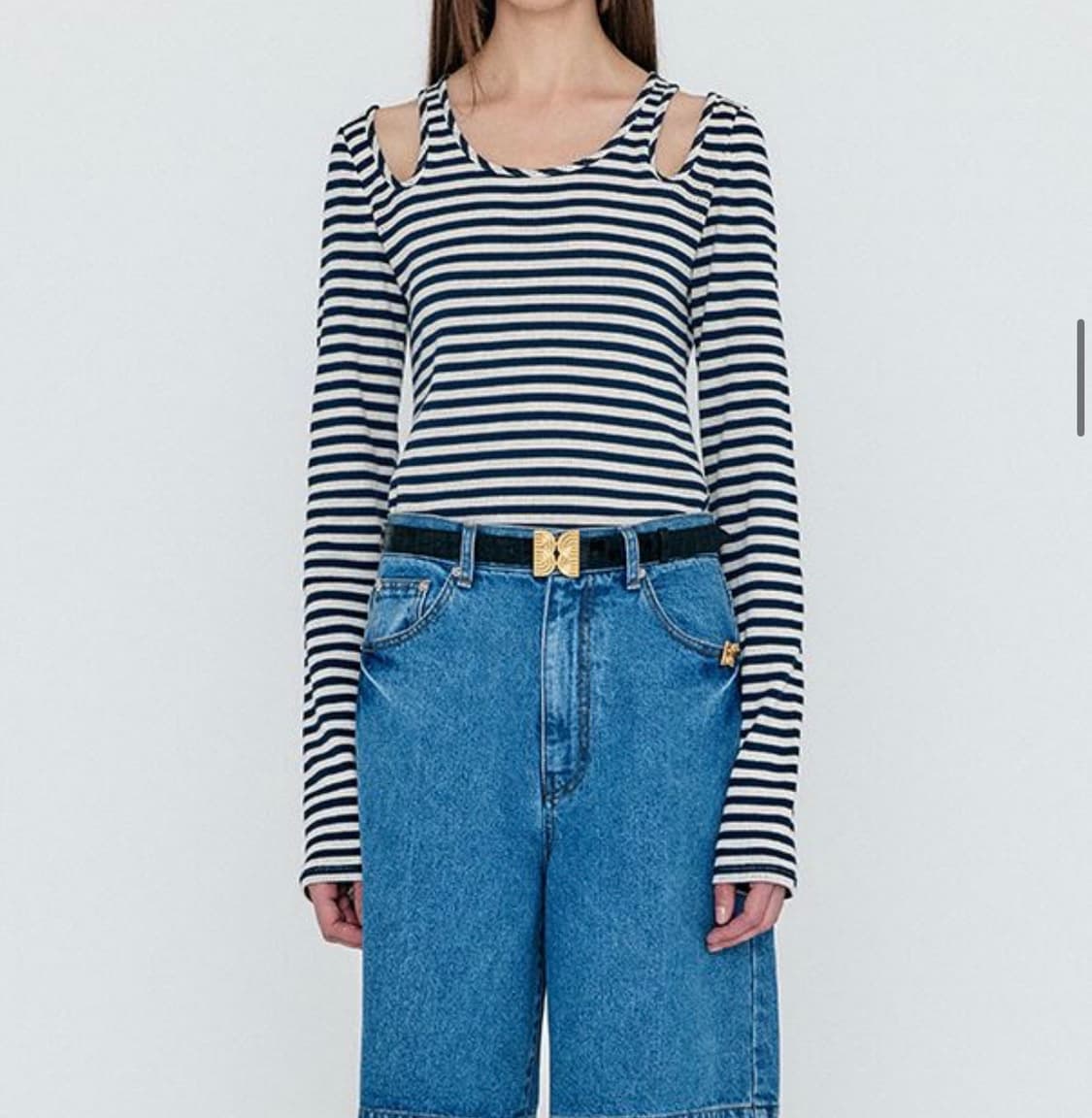 EENK 한소희 스트라이프 니트  상품이미지4