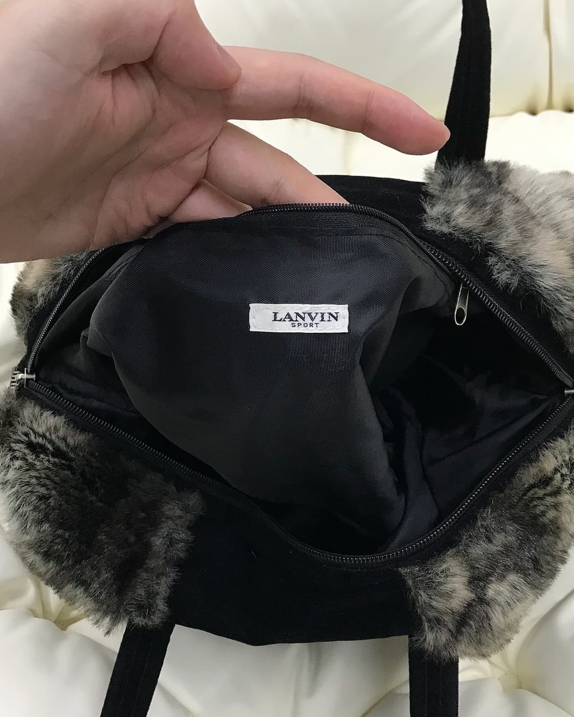 랑방 로고 퍼 숄더백 가방 상품이미지6