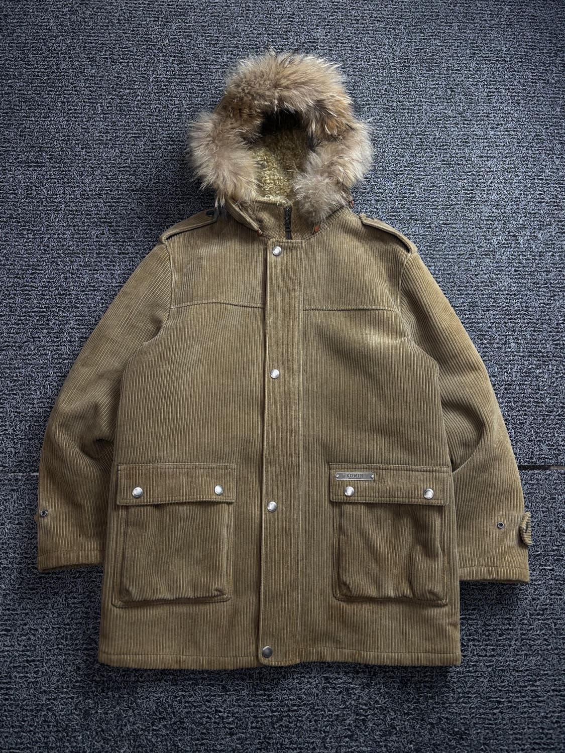 에디윈 아메리칸 빈티지 코듀로이 라쿤 워크 자켓 2224 상품이미지2