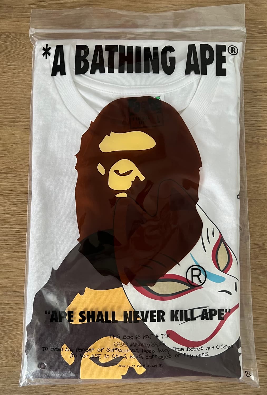 베이프 키츠네 반팔 L 라지 새상품 상품이미지1