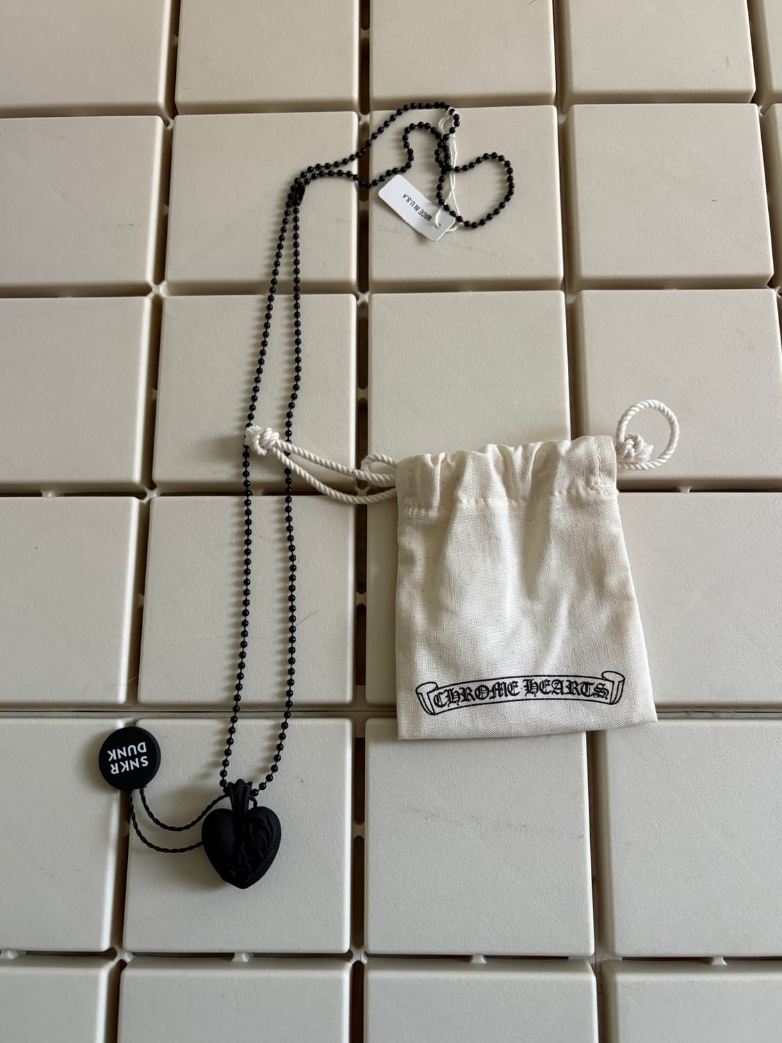 크롬히츠 목걸이 (블랙심장) 상품이미지5