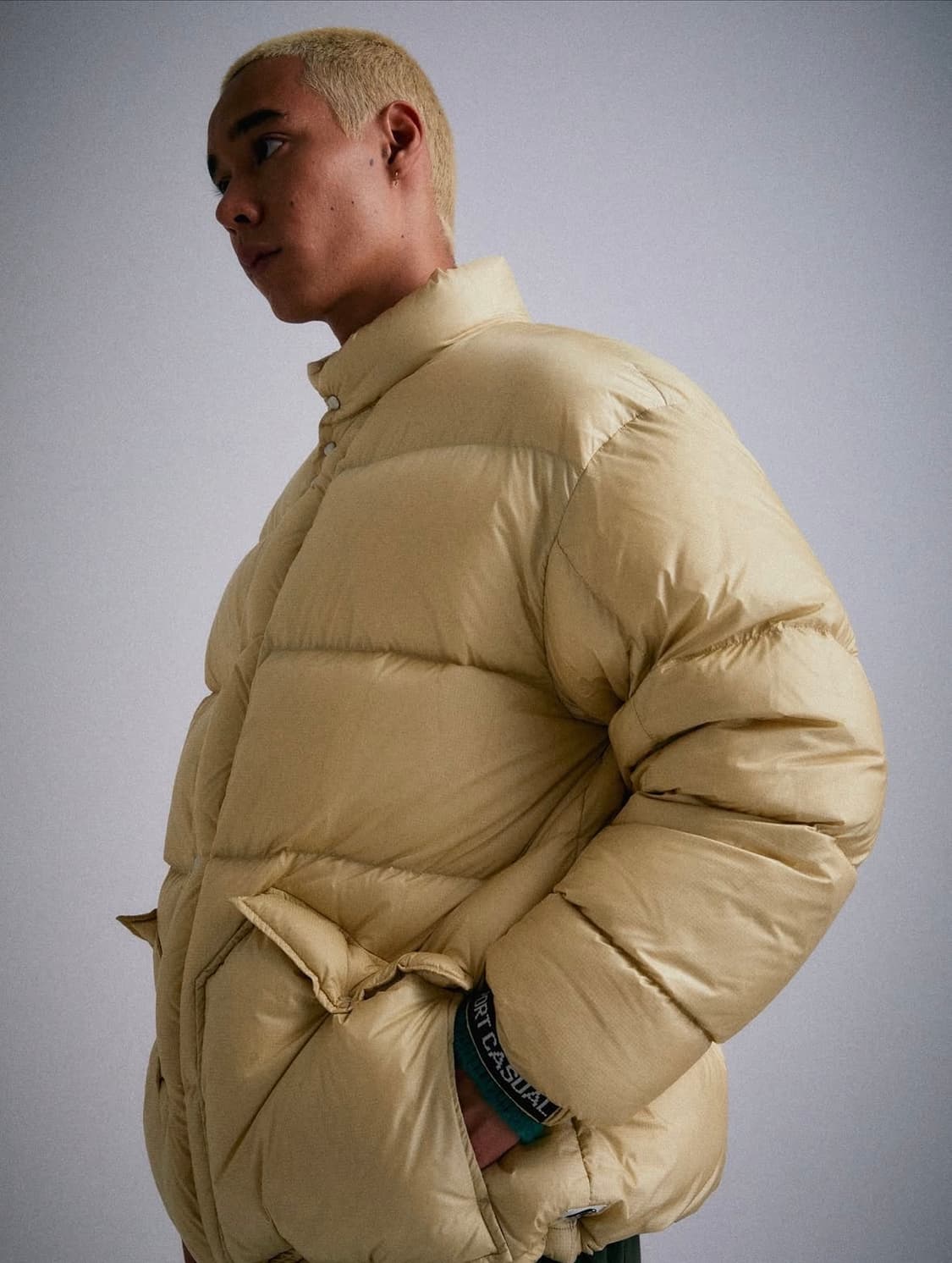 헤리티지플로스 립스탑 구스 다운 패딩 새상품 상품이미지2