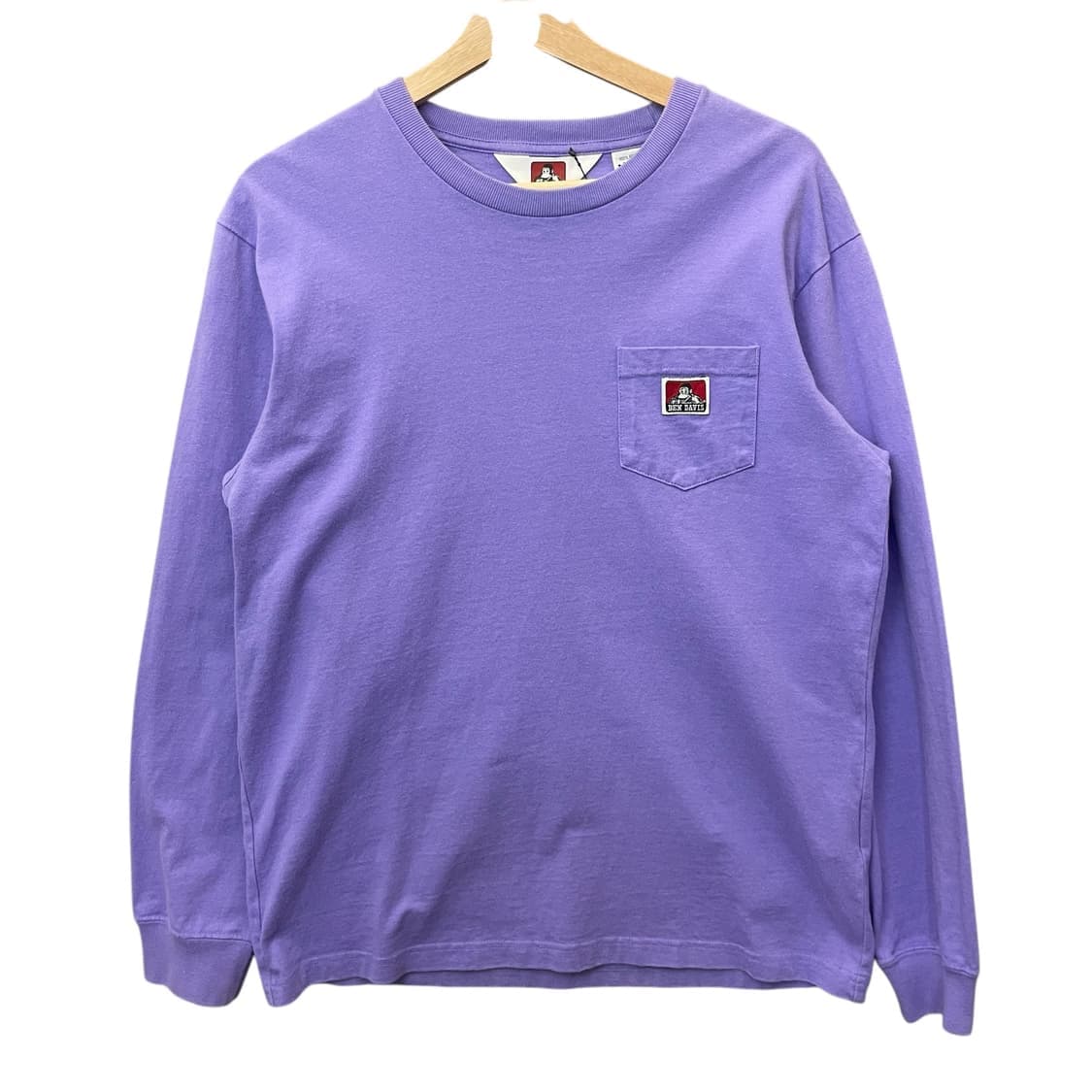 벤데이비스 라벤더퍼플 롱슬리브 긴팔 티셔츠 M 상품이미지1