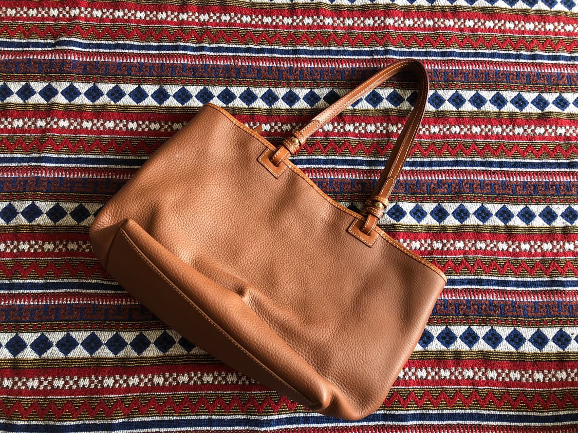 두니앤버크 브라운 레더 토트백 상품이미지2