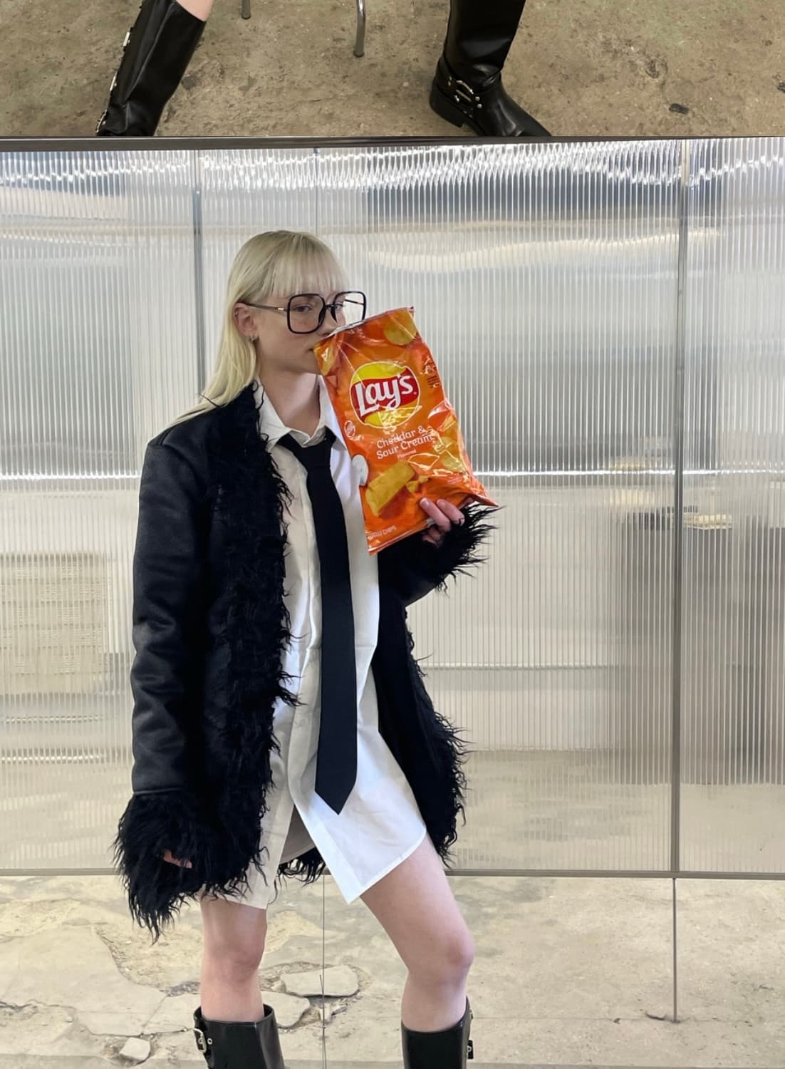 비앤프롬 무스탕 상품이미지5