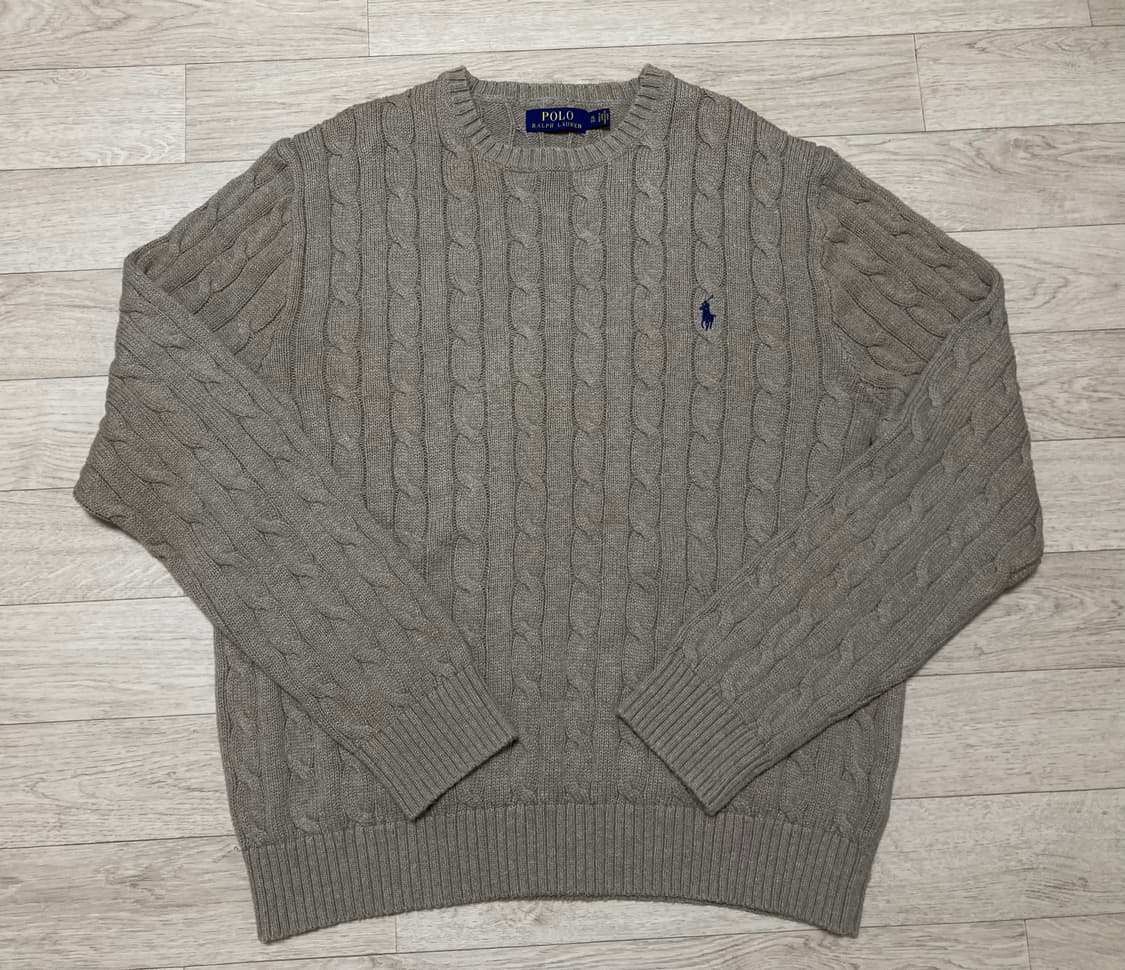 폴로 케이블 니트 105(XL) 판매 상품이미지2