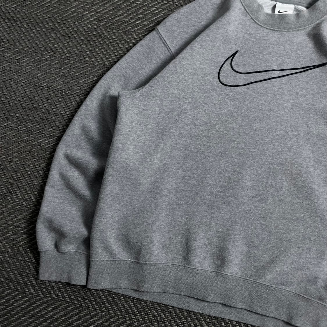나이키 빅스우시 로고 그레이 스웻 맨투맨o 4675 상품이미지4