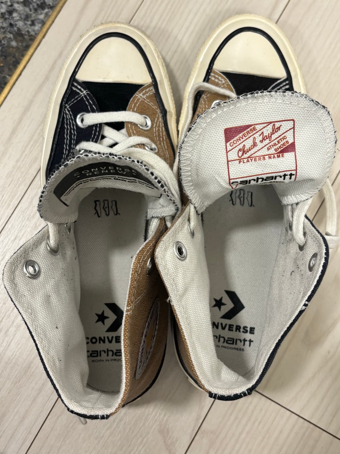 컨버스x칼하트 리뉴 척70하이 245 상품이미지4